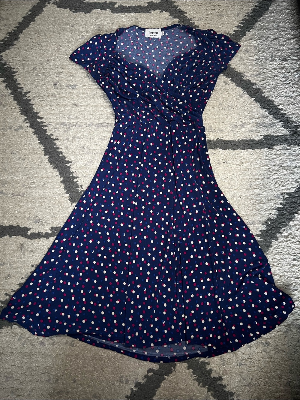 Leota polka dot dress Vintage inspired